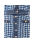 Guess Мини пола Tweed W4RD93 D59L1 Син Regular Fit - Pepit.bg
