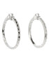 Guess Обици JUBE01 486JW Сребрист - Pepit.bg