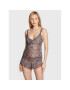 Guess Пижама Cindy O2BX08 KBBF0 Кафяв Regular Fit - Pepit.bg