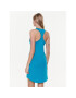 Guess Плажна рокля Logo E3GP03 JA914 Син Regular Fit - Pepit.bg