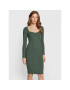 Guess Плетена рокля Bodycon W2BK55 Z2YJ2 Зелен Slim Fit - Pepit.bg