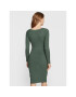 Guess Плетена рокля Bodycon W2BK55 Z2YJ2 Зелен Slim Fit - Pepit.bg