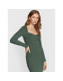 Guess Плетена рокля Bodycon W2BK55 Z2YJ2 Зелен Slim Fit - Pepit.bg