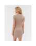 Guess Плетена рокля W3BK0S Z3B50 Кафяв Bodycon Fit - Pepit.bg