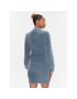 Guess Плетена рокля W3BK0Z Z3BS0 Син Regular Fit - Pepit.bg