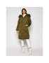 Guess Пухено яке Sveva W0BL71 WDAQ0 Зелен Regular Fit - Pepit.bg