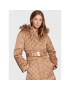 Guess Пухено яке Marlene W2BL64 WEX52 Кафяв Regular Fit - Pepit.bg