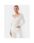 Guess Пуловер W3YR25 Z37J2 Екрю Slim Fit - Pepit.bg
