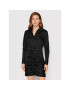 Guess Рокля тип риза Dominique W2YK84 WE2Q0 Черен Regular Fit - Pepit.bg