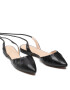 Guess Сандали Ballerina FL6CRS LEA05 Черен - Pepit.bg