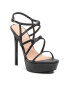 Guess Сандали Carice FL6CRC LEA03 Черен - Pepit.bg