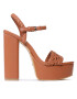 Guess Сандали Gabelle FL6GLL ELE03 Кафяв - Pepit.bg