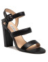 Guess Сандали Melodie FL6MEL LEA03 Черен - Pepit.bg