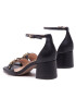 Guess Сандали Sara FL6SRA LEA03 Черен - Pepit.bg