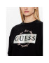 Guess Суитшърт Logo W3GQ07 KBK32 Черен Relaxed Fit - Pepit.bg