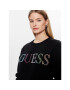 Guess Суитшърт Logo W3GQ09 KBK32 Черен Relaxed Fit - Pepit.bg