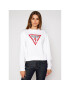 Guess Суитшърт Vinyl Triangle Fleece W0BQ05 K8800 Бял Relaxed Fit - Pepit.bg