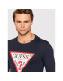 Guess Тениска с дълъг ръкав M2YI31 I3Z11 Тъмносин Slim Fit - Pepit.bg