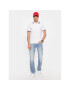 Guess Тениска с яка и копчета Lyle M4RP60 K7O64 Бял Slim Fit - Pepit.bg