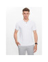 Guess Тениска с яка и копчета M3YP35 KBS60 Бял Slim Fit - Pepit.bg