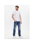 Guess Тениска с яка и копчета Oliver M3GP66 KBL51 Бял Slim Fit - Pepit.bg