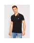 Guess Тениска с яка и копчета M1RP66 J1311 Черен Extra Slim Fit - Pepit.bg