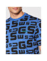 Guess Тишърт All Over Logo Z2YI08 J1311 Син Regular Fit - Pepit.bg