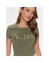 Guess Тишърт Bold W4RI29 J1314 Зелен Slim Fit - Pepit.bg