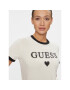 Guess Тишърт Caryl V4RI04 K8FQ4 Екрю Regular Fit - Pepit.bg