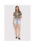Guess Тишърт E2GI01 JA900 Кафяв Cropped Fit - Pepit.bg