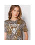 Guess Тишърт E2GI01 JA900 Кафяв Cropped Fit - Pepit.bg
