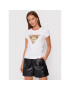 Guess Тишърт Ghost Leopard Logo W1BI52 KA0Q0 Бял Regular Fit - Pepit.bg