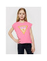 Guess Тишърт J1RI26 K6YW1 Розов Regular Fit - Pepit.bg