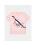 Guess Тишърт K3YI04 K6YW1 Розов Regular Fit - Pepit.bg