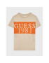 Guess Тишърт L3GI07 K8HM0 Екрю Regular Fit - Pepit.bg