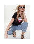 Guess Тишърт Logo E02I01 JA914 Черен Boxy Fit - Pepit.bg