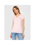 Guess Тишърт Mini Triangle W1GI17 J1311 Розов Slim Fit - Pepit.bg