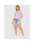 Guess Тишърт Mini Triangle W1GI17 J1311 Виолетов Slim Fit - Pepit.bg