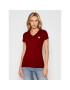 Guess Тишърт Mini Triangle W1YI1A J1311 Бордо Slim Fit - Pepit.bg