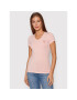 Guess Тишърт Mini Triangle W1YI1A J1311 Розов Slim Fit - Pepit.bg