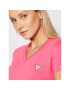 Guess Тишърт Mini Triangle W1YI1A J1311 Розов Slim Fit - Pepit.bg