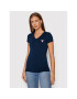 Guess Тишърт Mini Triangle W1YI1A J1311 Тъмносин Slim Fit - Pepit.bg