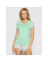 Guess Тишърт Mini Triangle W1YI1A J1311 Зелен Slim Fit - Pepit.bg