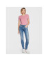 Guess Тишърт Mini Triangle W2YI44 J1311 Розов Slim Fit - Pepit.bg