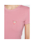Guess Тишърт Mini Triangle W2YI44 J1311 Розов Slim Fit - Pepit.bg