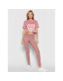 Guess Тишърт O1GA21 K8HM0 Розов Regular Fit - Pepit.bg