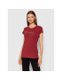 Guess Тишърт Split Script Logo W1BI22 KAKZ1 Бордо Slim Fit - Pepit.bg