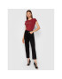 Guess Тишърт Split Script Logo W1BI22 KAKZ1 Бордо Slim Fit - Pepit.bg