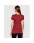 Guess Тишърт Split Script Logo W1BI22 KAKZ1 Бордо Slim Fit - Pepit.bg