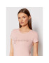 Guess Тишърт Split Script Logo W1BI22 KAKZ1 Розов Slim Fit - Pepit.bg